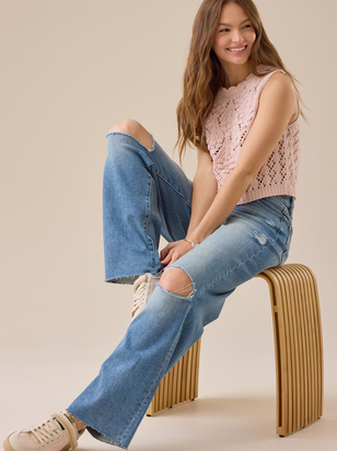 Rollins Straight Leg Jeans - ARULA - 