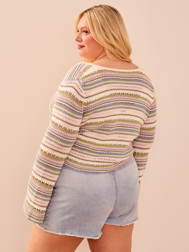Elle Tie Front Shrug Detail 5 - ARULA