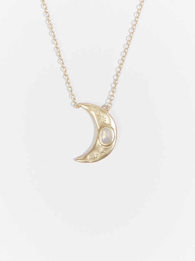 Cordelia Moon Necklace Detail 2 - ARULA