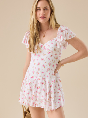 Penny Floral Mini Dress - ARULA