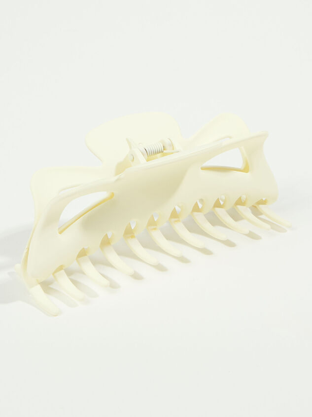 Bianca Claw Clip - Beige - ARULA