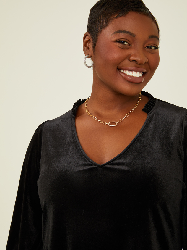 Dusty Velvet Dress Detail 6 - ARULA