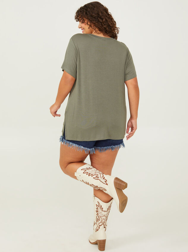 Yellowstone Sunflower Tee Detail 4 - ARULA