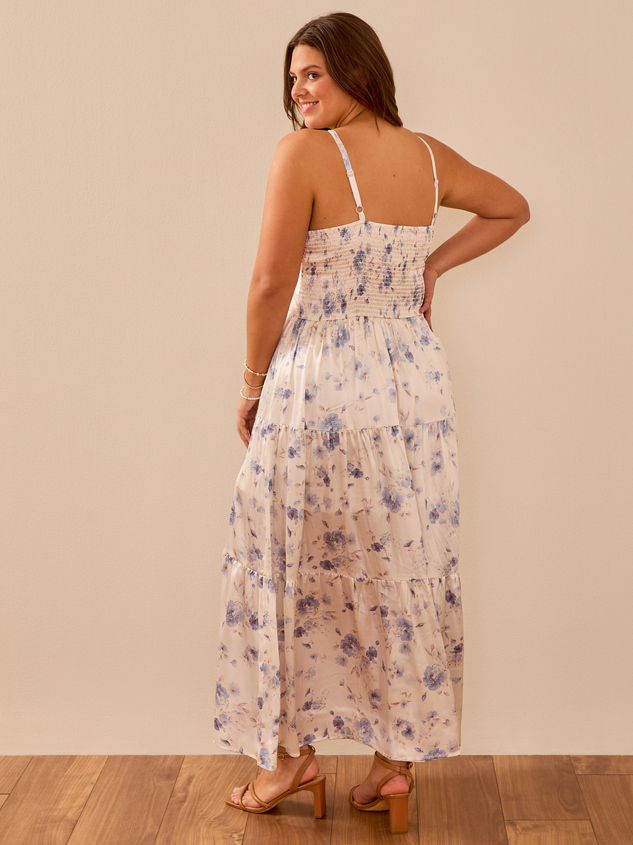 Kellsa Floral Maxi Dress Detail 6 - ARULA
