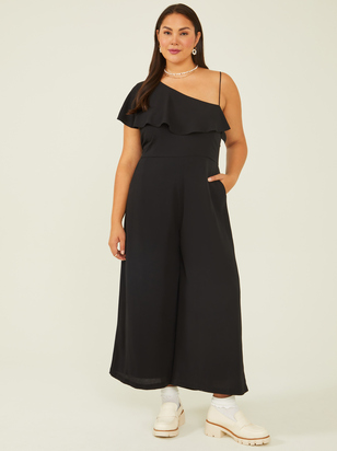 Sparrow Ruffle Sleeve Jumpsuit - ARULA