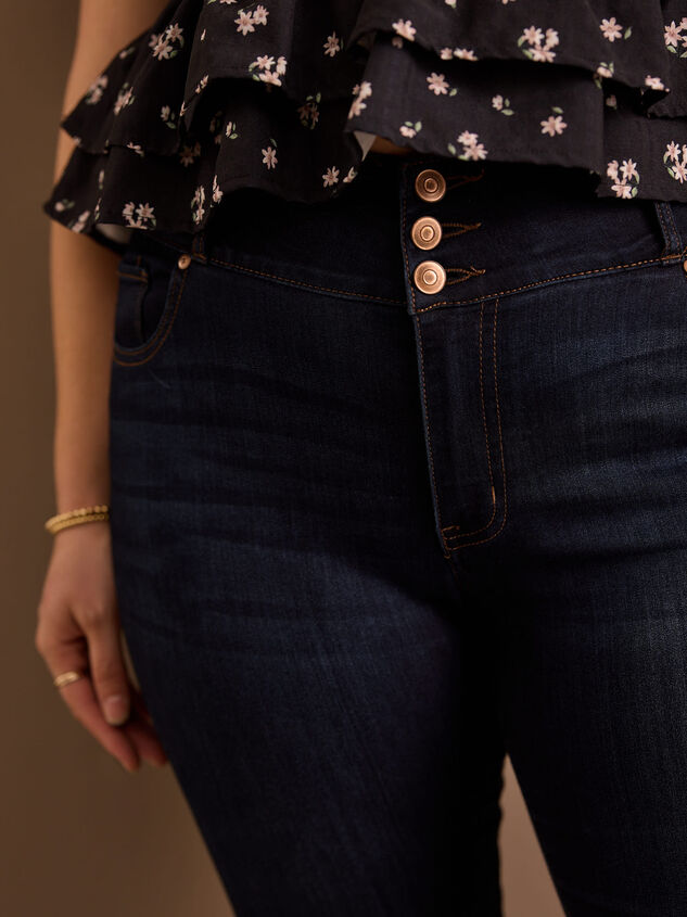 Waist Smoothing Skinny Jeans - Goldie Detail 5 - ARULA