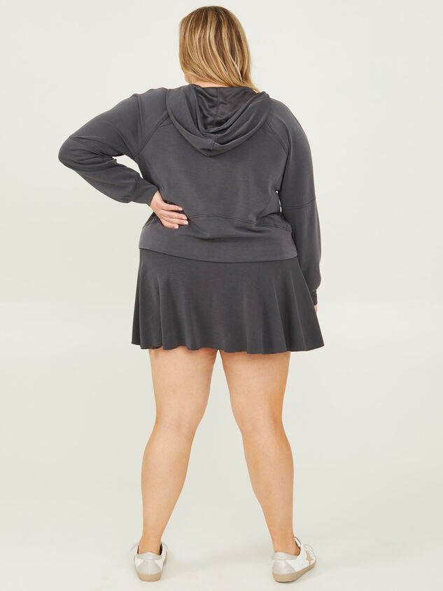 Dreamluxe Quarter Zip Hoodie Detail 4 - ARULA