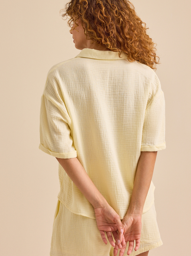 Delia Gauze Top Detail 5 - ARULA