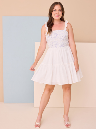 Lucy Floral Tiered Dress - ARULA - 