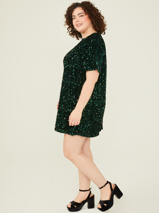 Stella Sequin Dress Detail 4 - ARULA