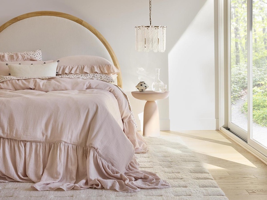 Joy Upholstered & Wood Bed - ARULA - 