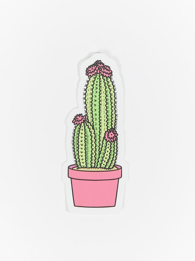 Floral Cactus Sticker Detail 1 - ARULA
