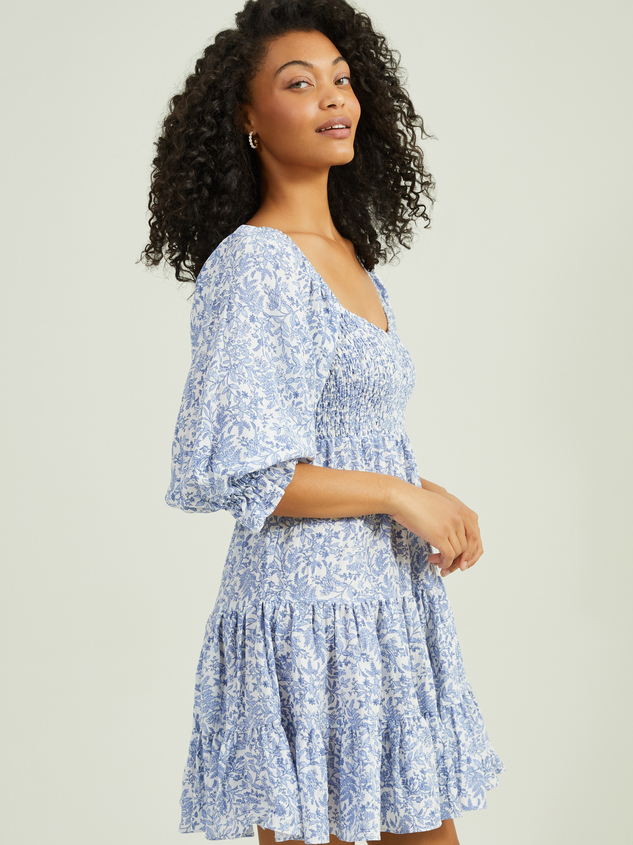 Evelyn Floral Mama Dress Detail 3 - ARULA