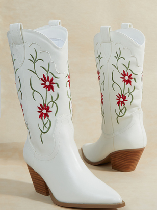 Allison Floral Western Boots by Billini - ARULA