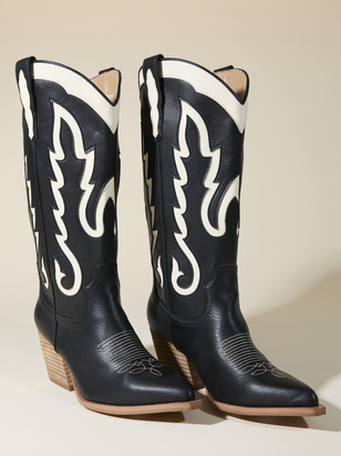 Ida Cutout Western Boot - ARULA
