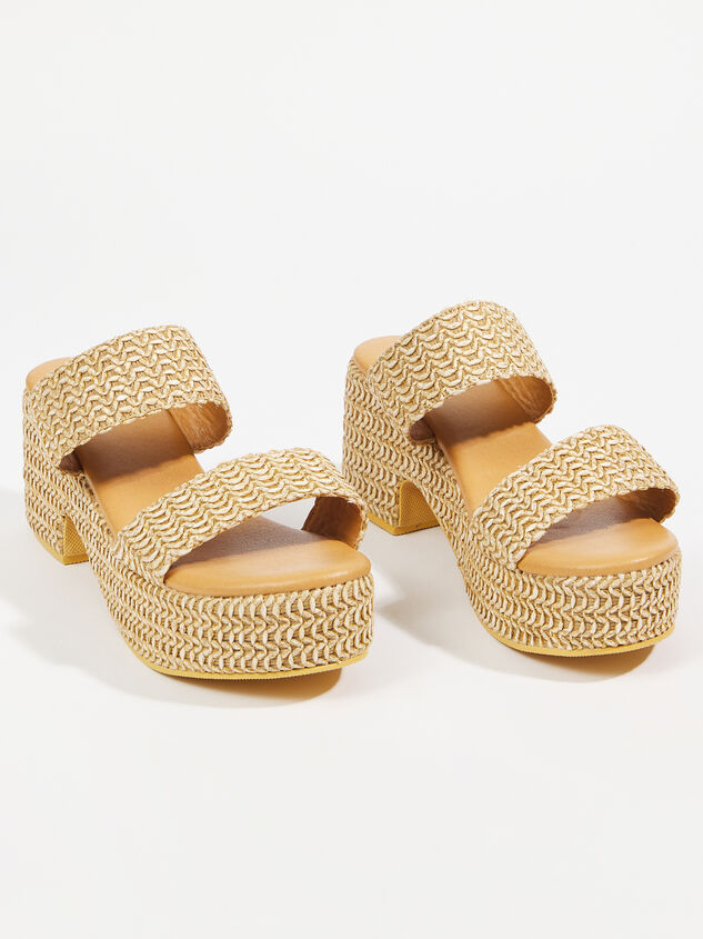 Ocean Ave Wide Width Raffia Wedges | Arula