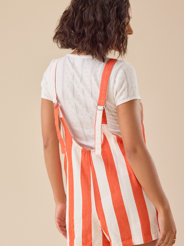 Maizey Striped Shortall Detail 4 - ARULA