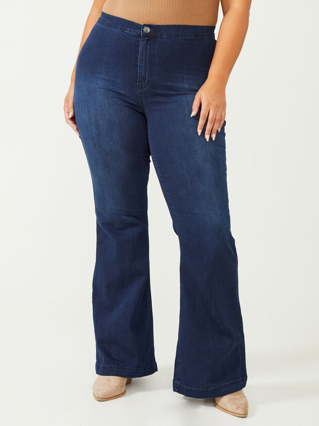 Trouser 34" Flare Jeans Detail 2 - ARULA