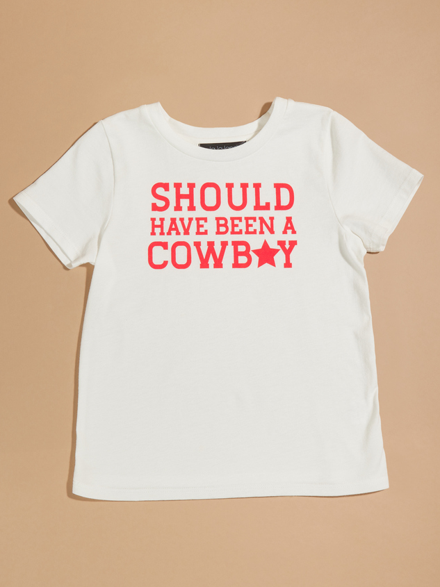 Should Have Been A Cowboy Graphic Tee Detail 2 - ARULA