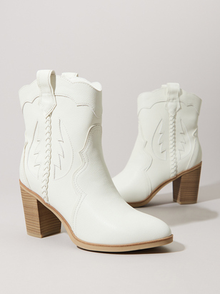 Laina Braided Western Bootie - ARULA - 