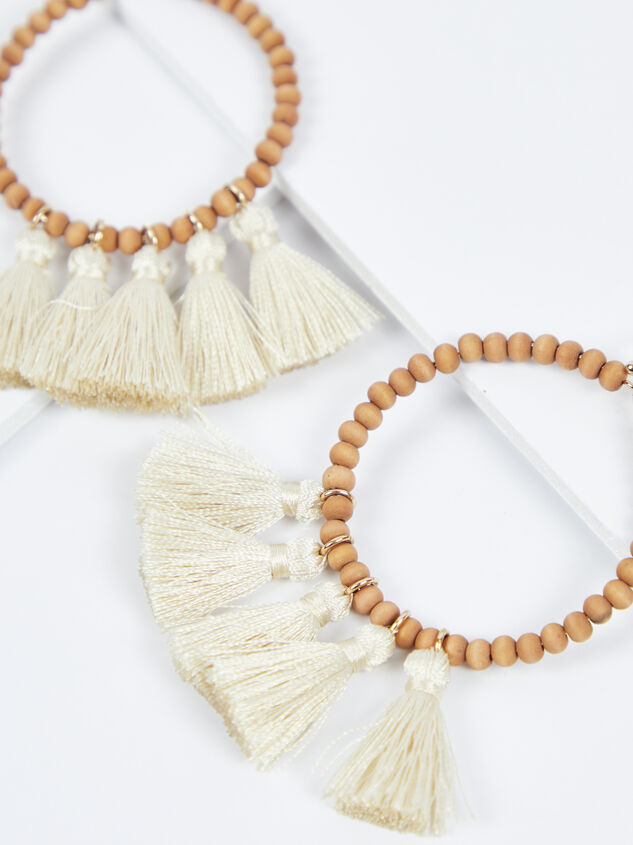 Milo Tassel Earrings Detail 3 - ARULA