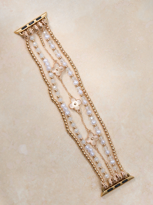 Beaded Clover Smart Watch Band - ARULA