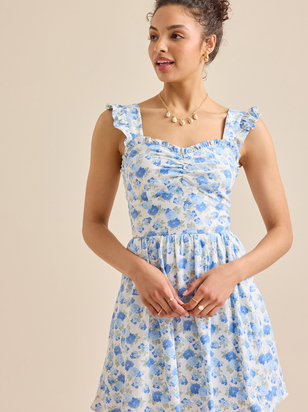 Cary Floral Mini Dress - ARULA - 