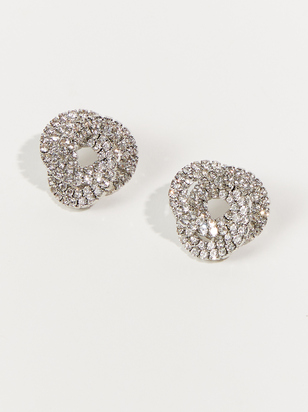 Twisted Crystal Earrings - ARULA