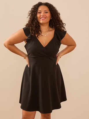 Veronica Ruffle Mini Dress - ARULA