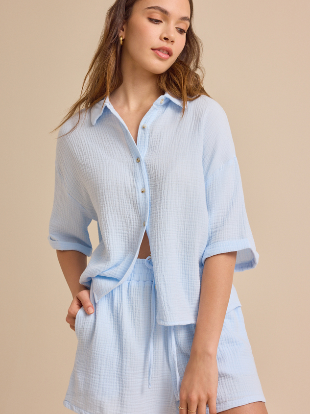 Delia Gauze Short Set - ARULA