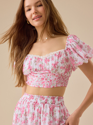 Lex Floral Top - ARULA - 