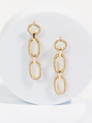 Ivy Chain Link Earrings - ARULA