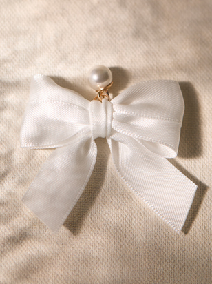 Ribbon Bow Dangle Earring - ARULA