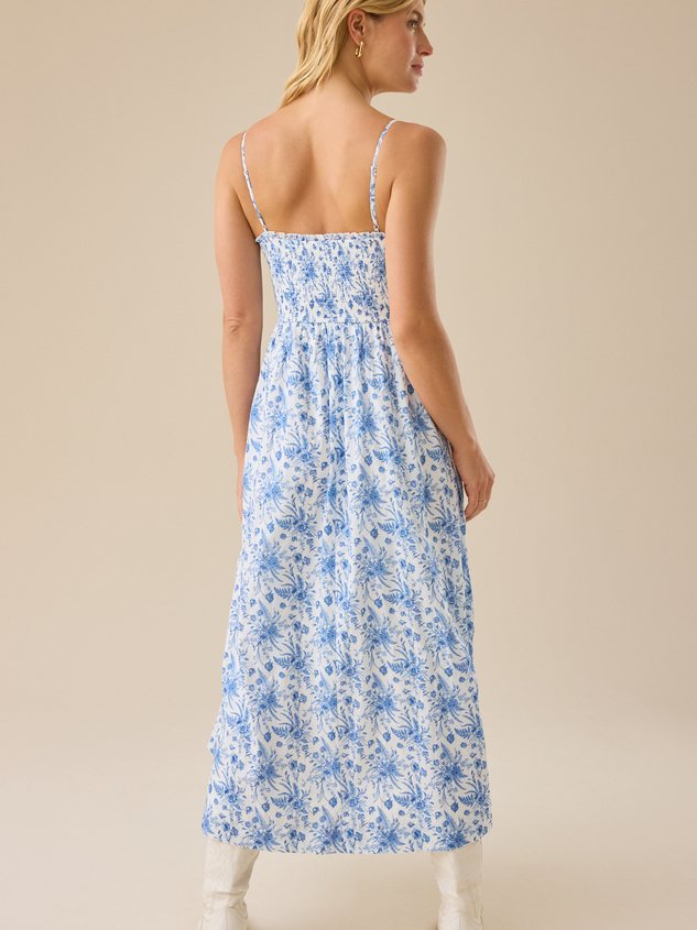 Sherly Floral Maxi Dress Detail 5 - ARULA