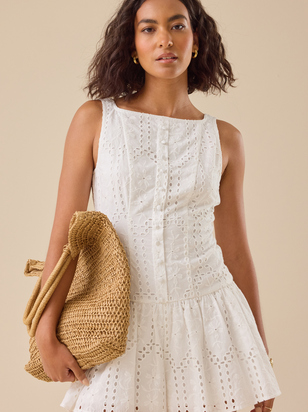 Aveline Eyelet Romper - ARULA