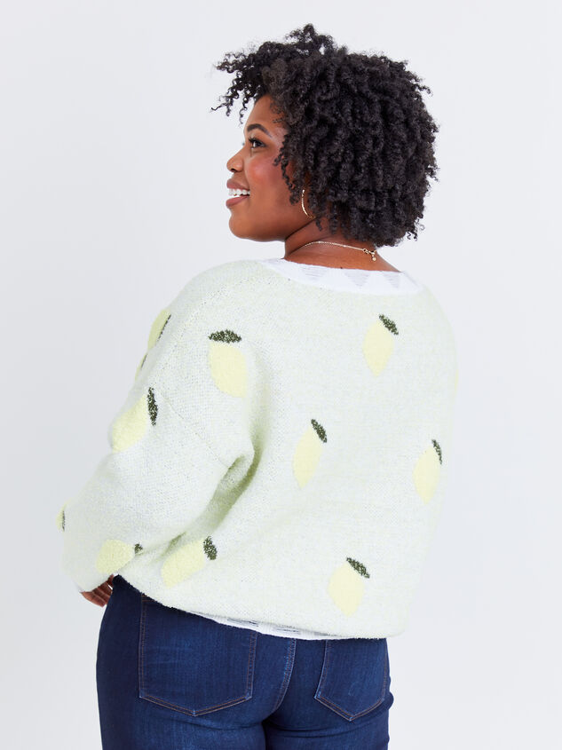 Lemon Sweater Detail 3 - ARULA
