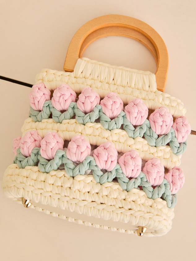 Crochet Tulip Purse Detail 3 - ARULA