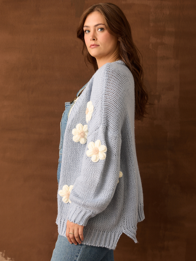 Daisy Cardigan Detail 3 - ARULA