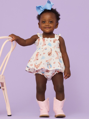 Country Girl Boots Top and Bloomer Set - ARULA - 