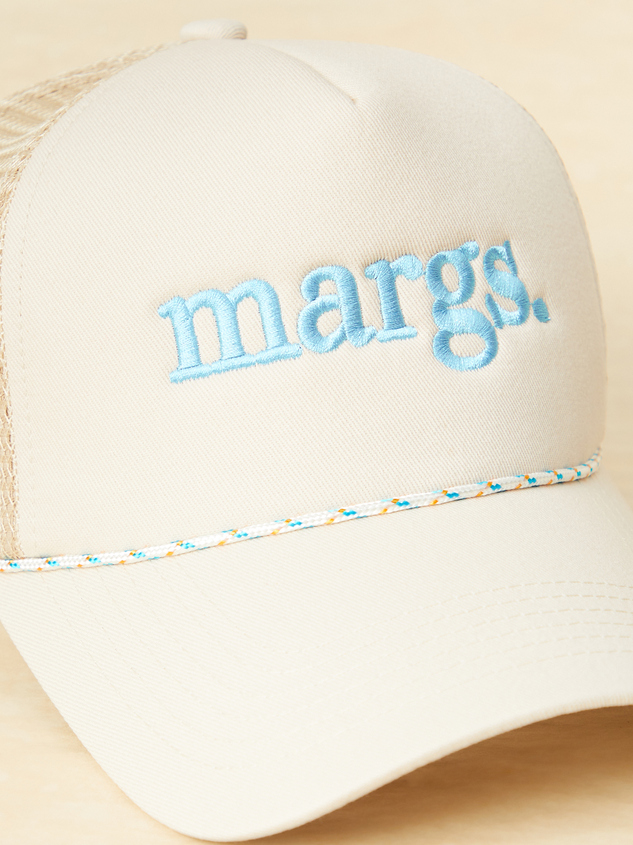 Margs Trucker Hat Detail 2 - ARULA