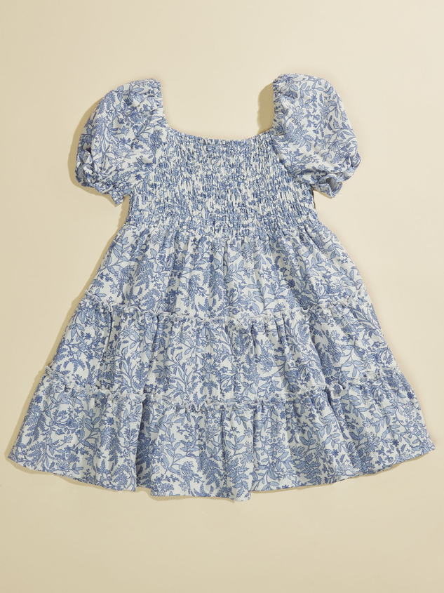 Evelyn Floral Toddler Dress Detail 3 - ARULA