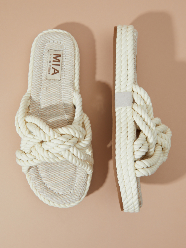 Miko Rope Sandals By Mia Limited Detail 3 - ARULA
