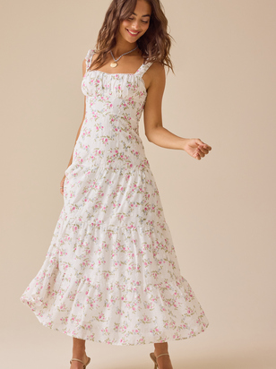 Camellia Floral Maxi Dress - ARULA - 