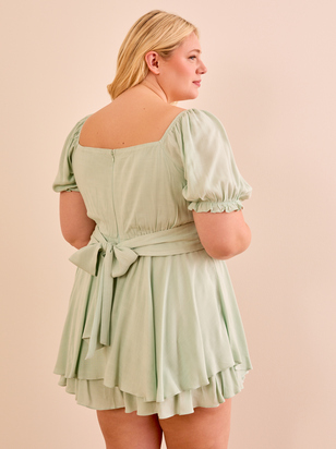 Haisley Double Layered Romper - ARULA