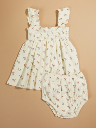 Kehlani Baby Dress and Bloomer Set by Quincy Mae - ARULA
