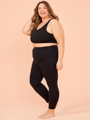 Seamless Ribbed Leggings - ARULA