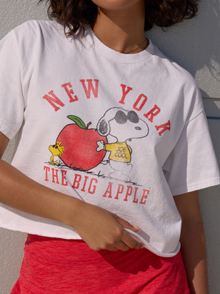 Peanuts Big Apple Boxy Tee - ARULA