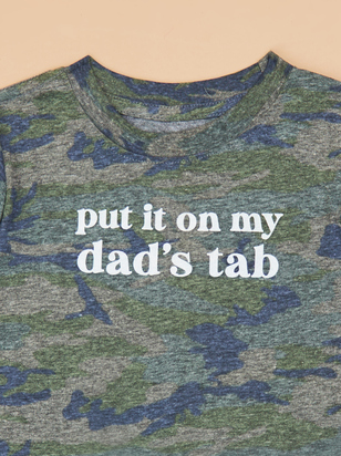 Put it on Dads Tab Tee Shirt - ARULA - 