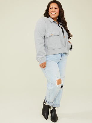Landry Cropped Shacket - ARULA