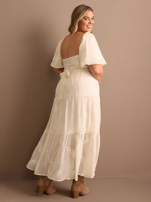 Daniella Floral Maxi Dress Detail 4 - ARULA